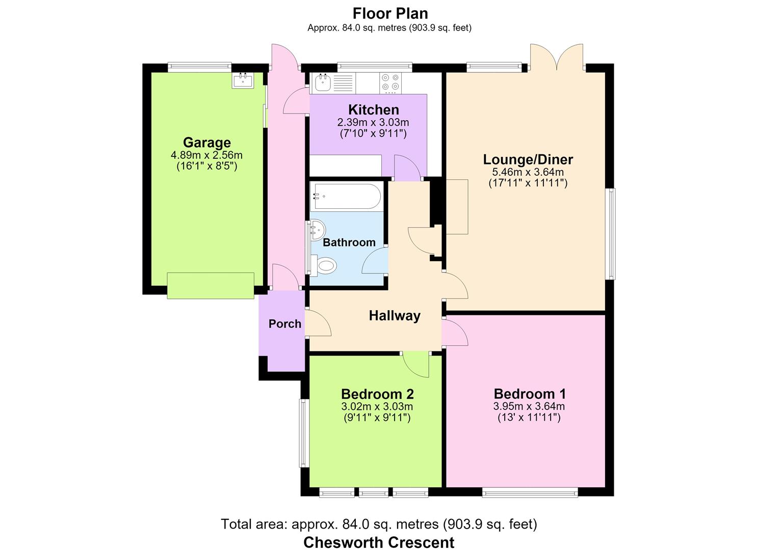 23, Chesworth Crescent, Horsham floorplan