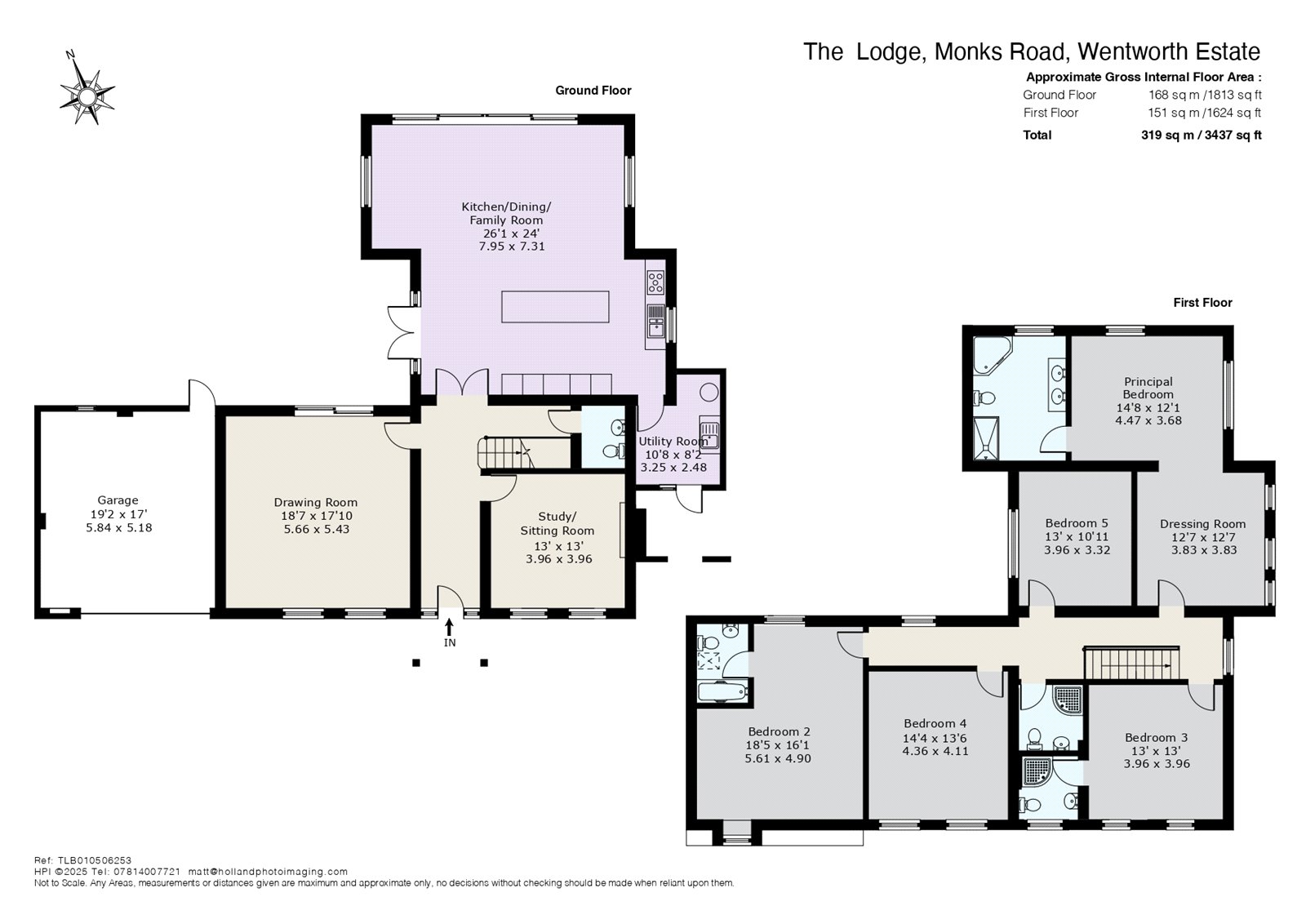 The Lodge, 7, Monks Road, Surrey floorplan