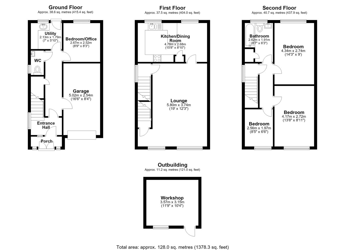 Leyburne Road, Dover floorplan