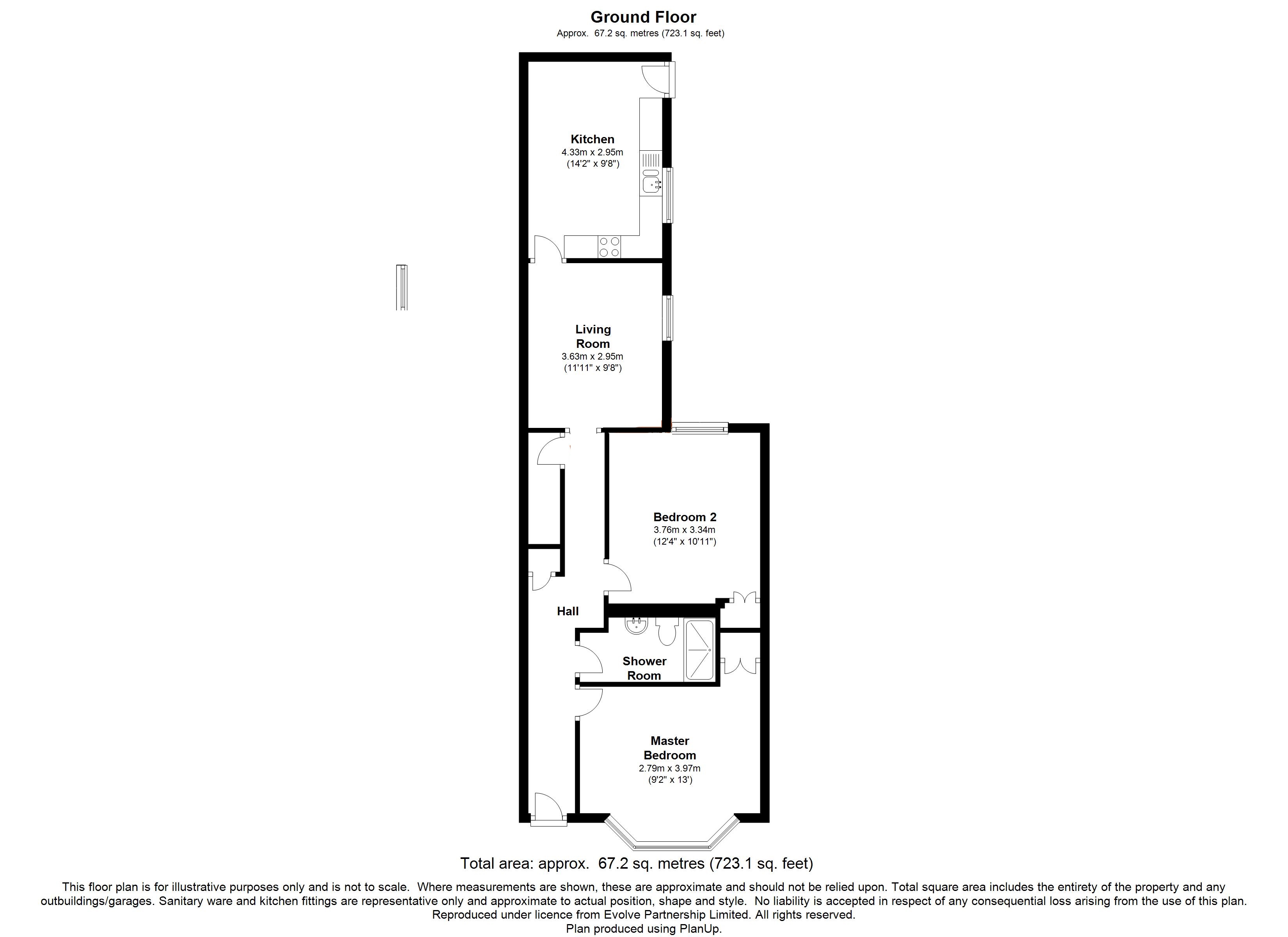 386, Ecclesall Road, Sheffield floorplan