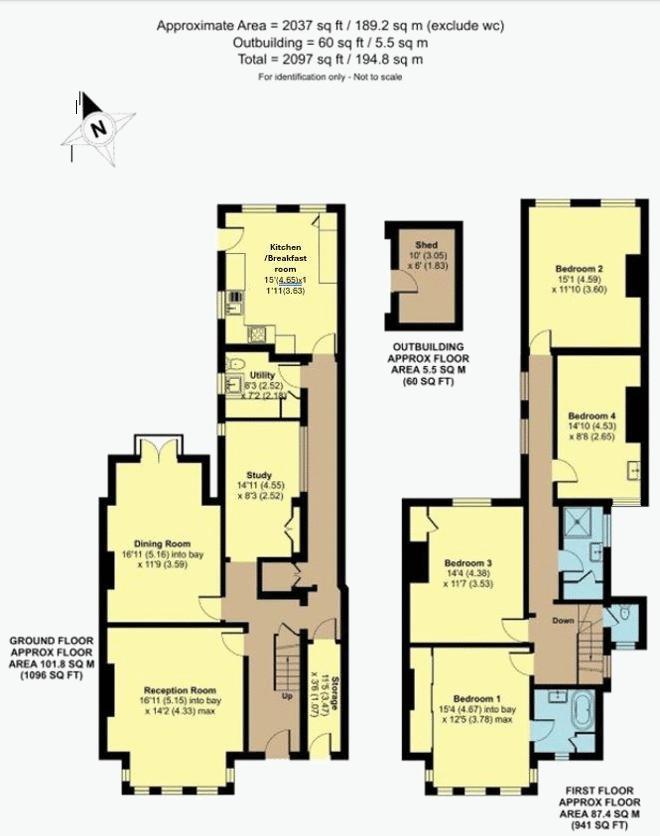 65, Somerset Road, Barnet floorplan