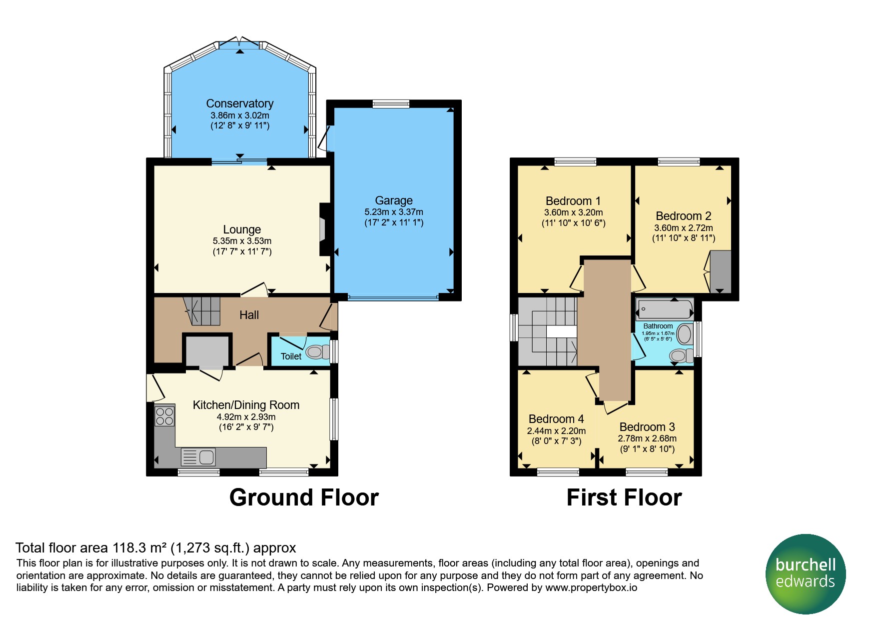 6, Lyle Close, Nottingham floorplan