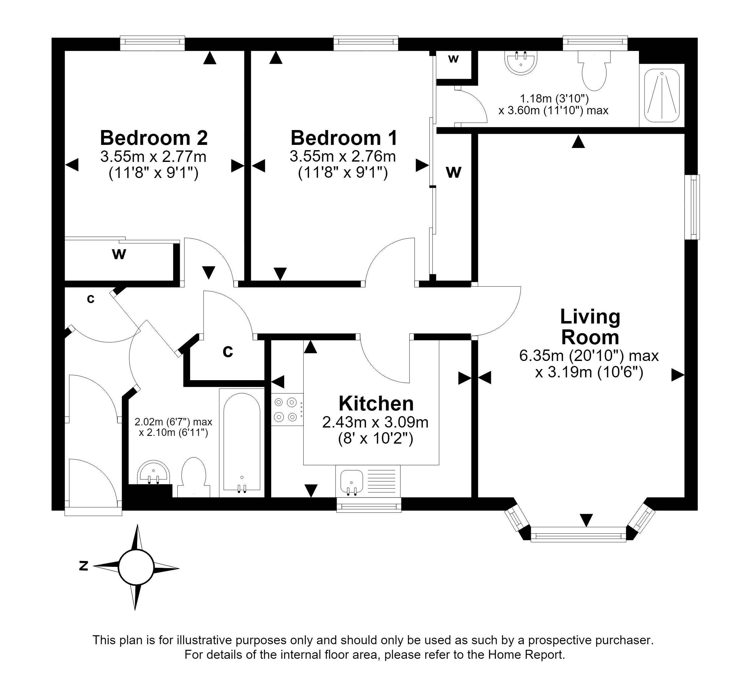 10/5, Liberton Place, Liberton, Edinburgh floorplan