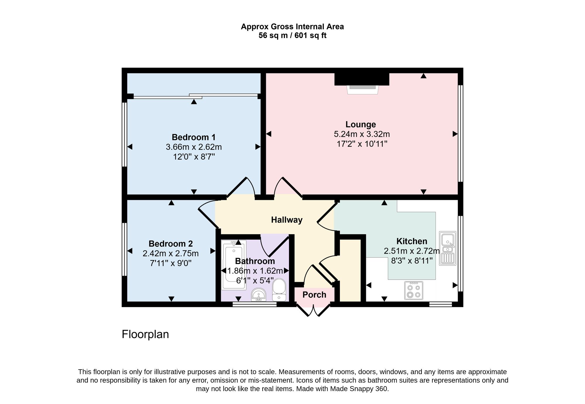 14 Tewit Lane, Halifax floorplan