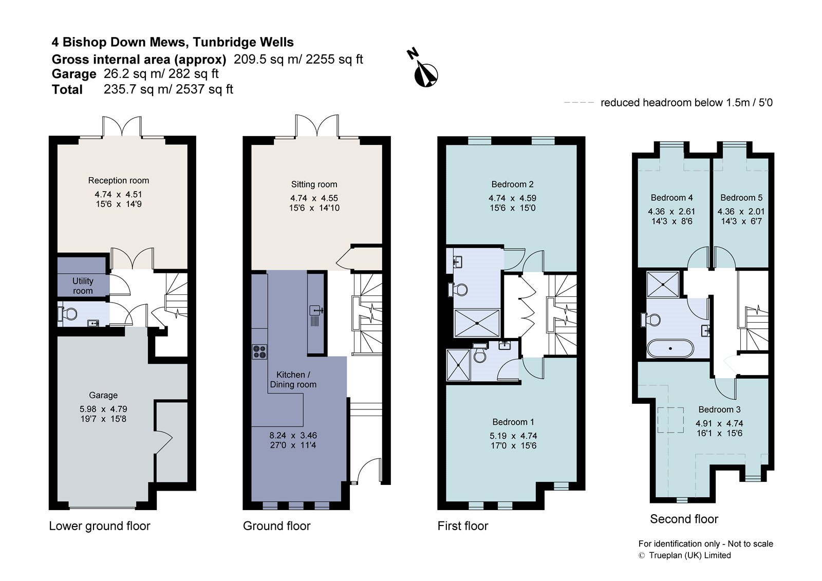 4 Bishops Down Mews,, Bishops Down Park Road, Kent floorplan