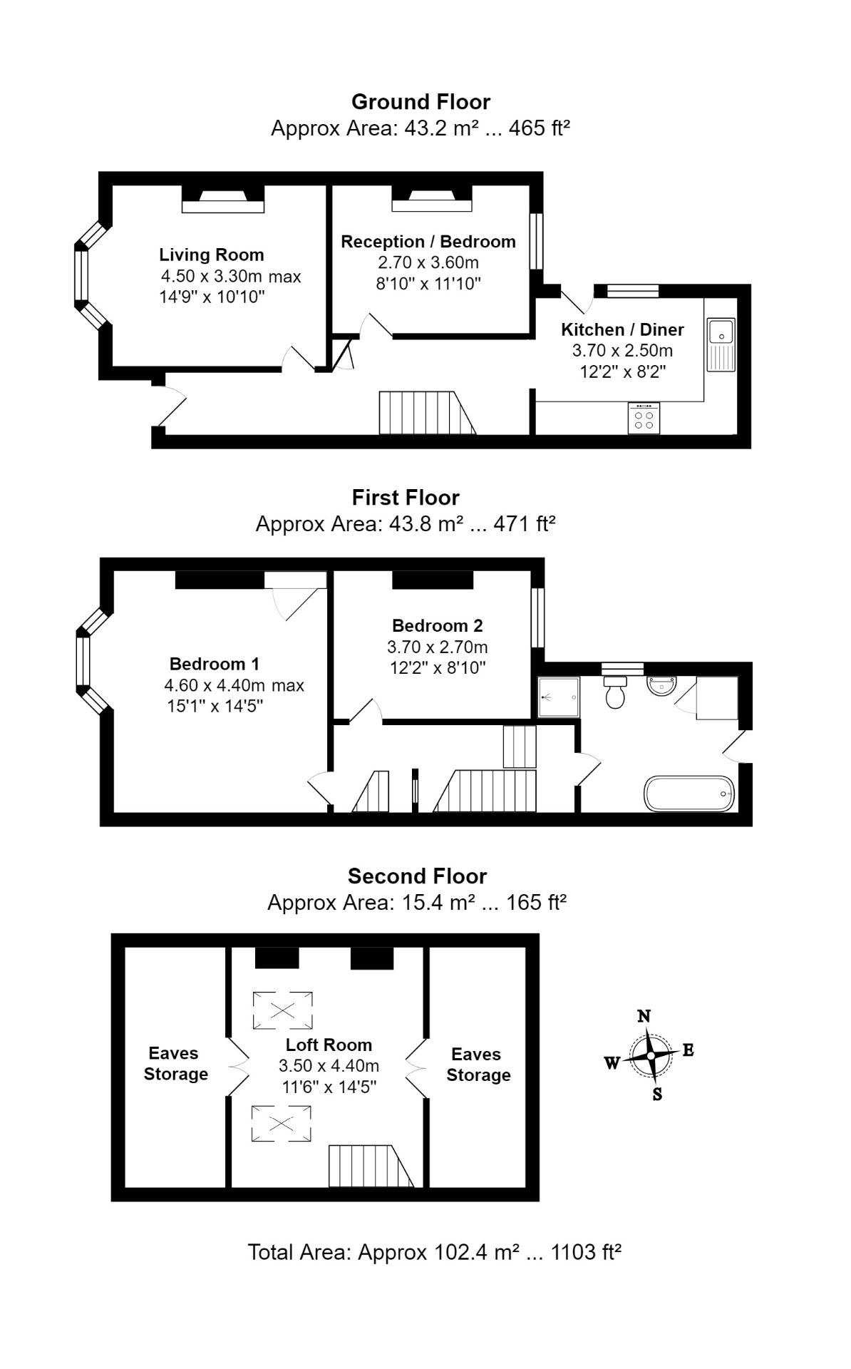 3 Bedrooms Terraced house for sale in Ditchling Road, Brighton BN1