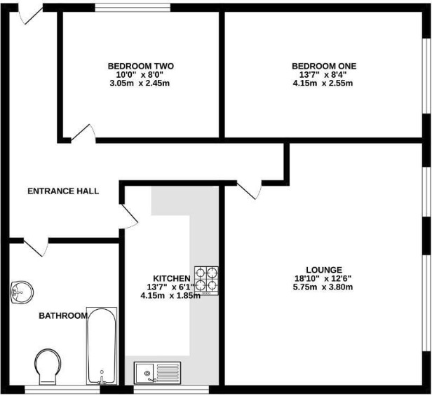 Flat 5, 214D, Stroud Road, Gloucester floorplan