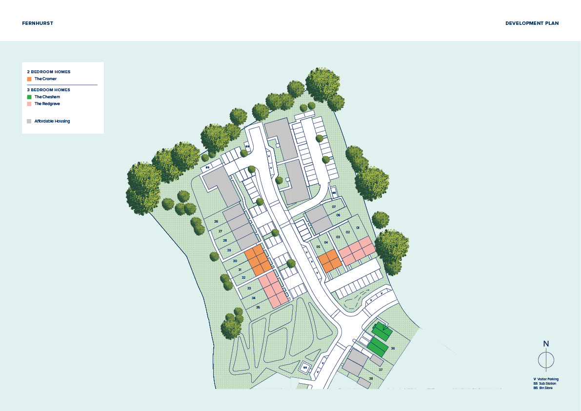 "The Evesham" at Hawley Road, Blackwater, Camberley GU17, 3 bedroom