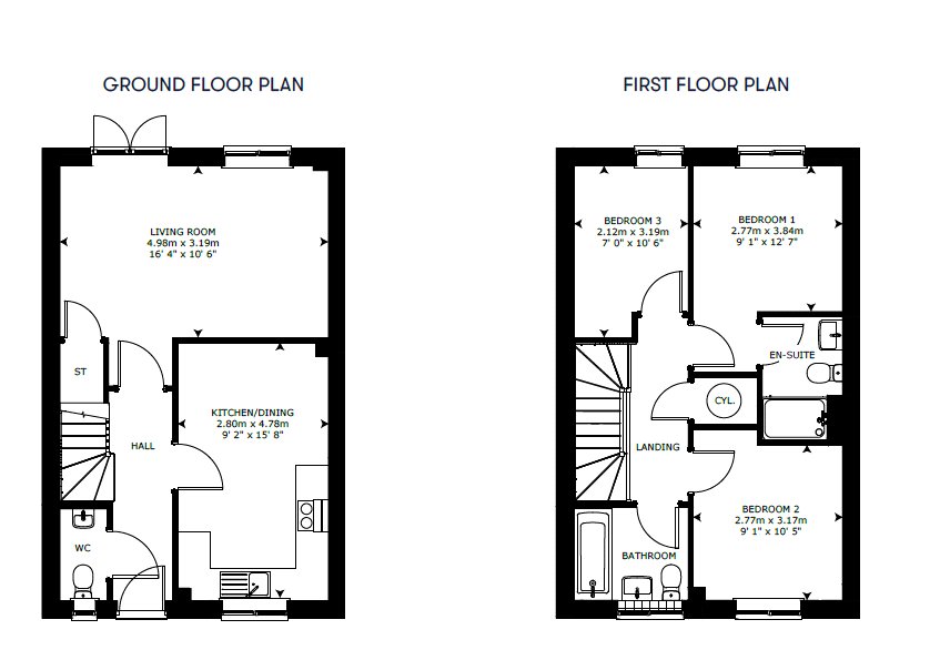 Plot 213, 22, East Hill Lane, Devon floorplan