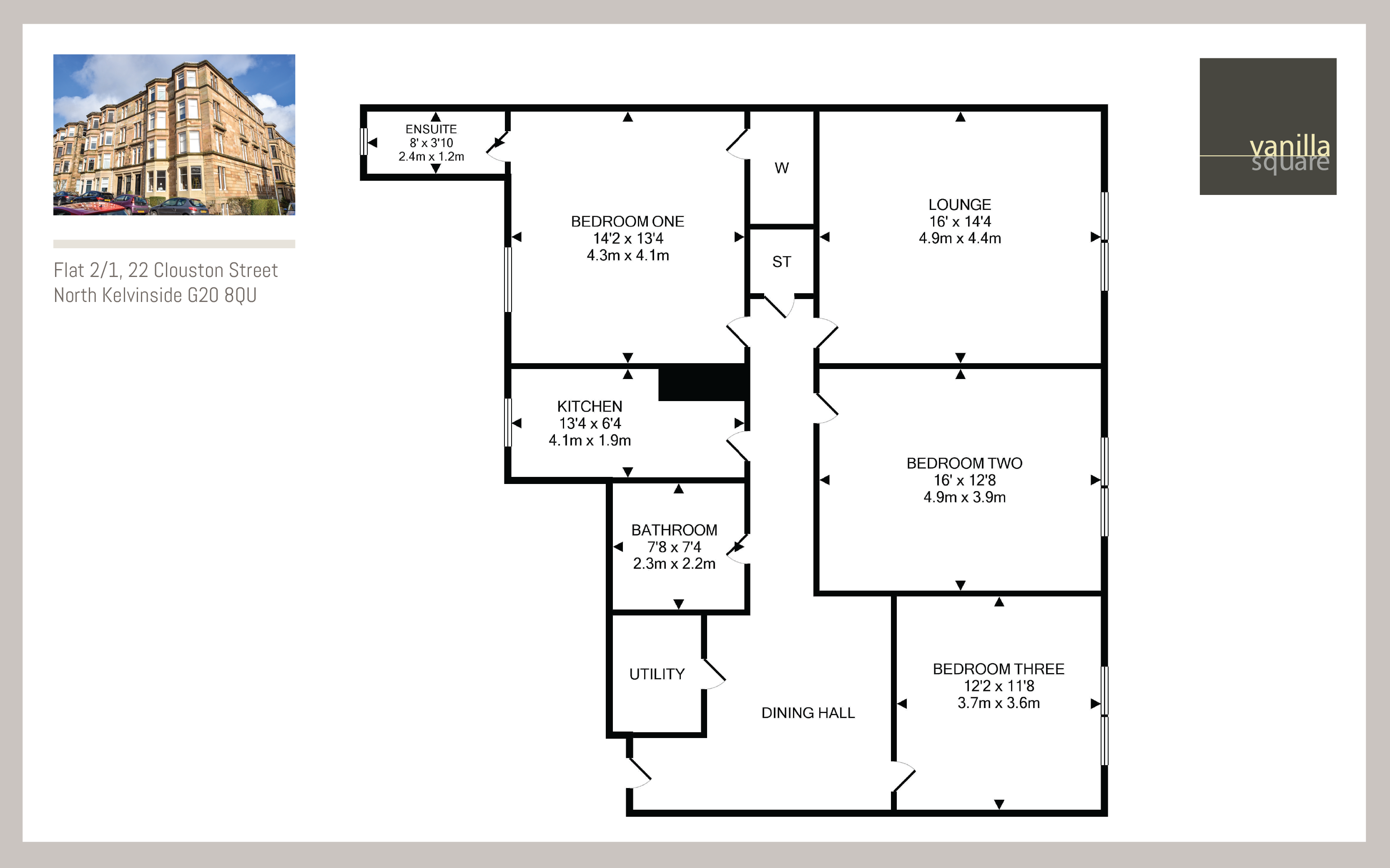 3 Bedrooms Flat for sale in Clouston Street, Glasgow G20