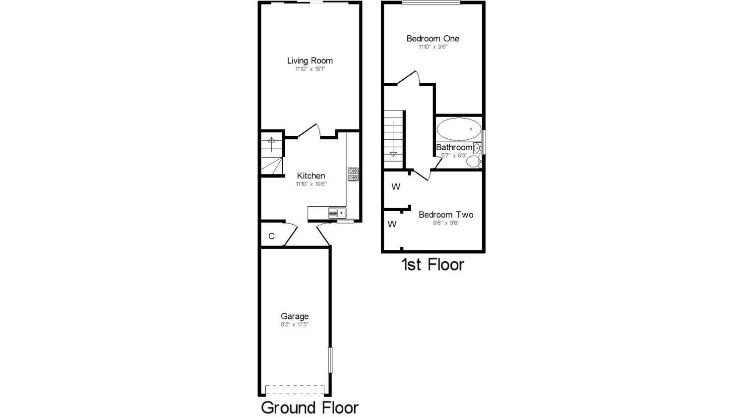 2 Bedrooms Town house for sale in Grizedale Close, Sothall, Sheffield, South Yorkshire S20