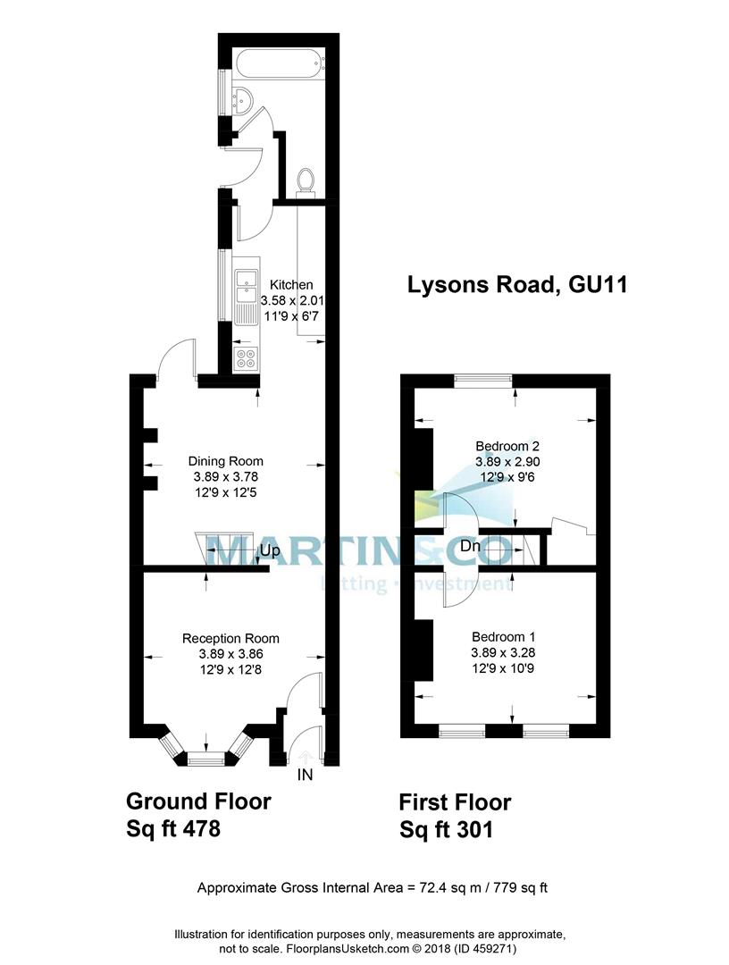 86, Lysons Road, Aldershot floorplan
