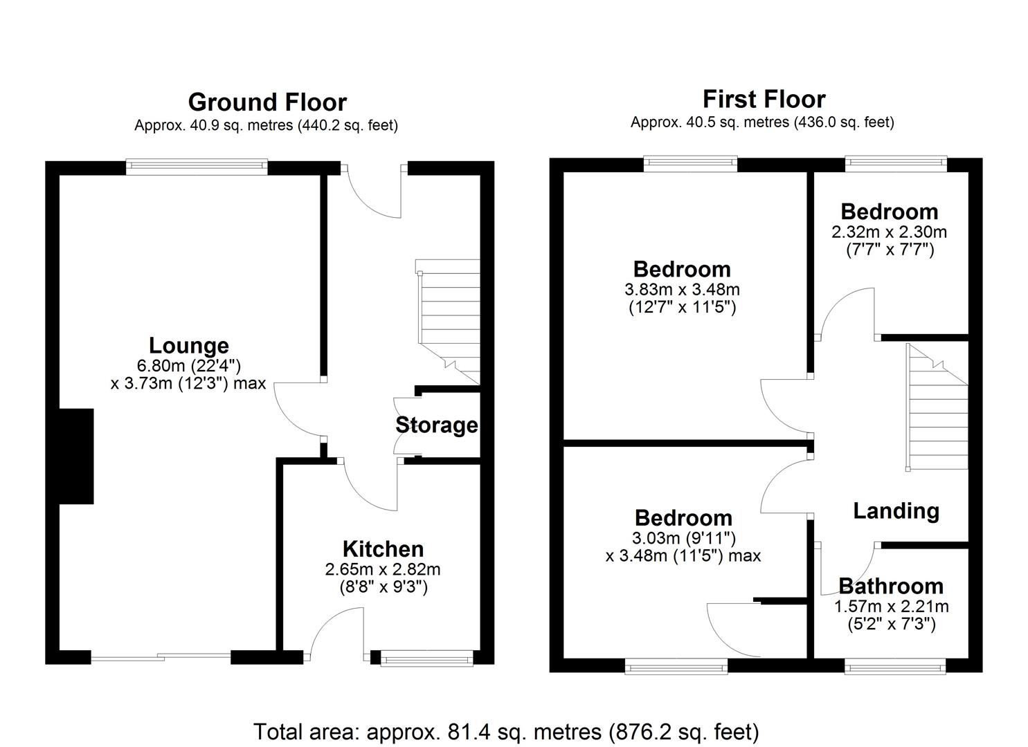 47, New Park Road, Bradford floorplan