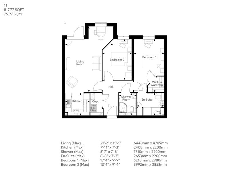 11, Banstead floorplan