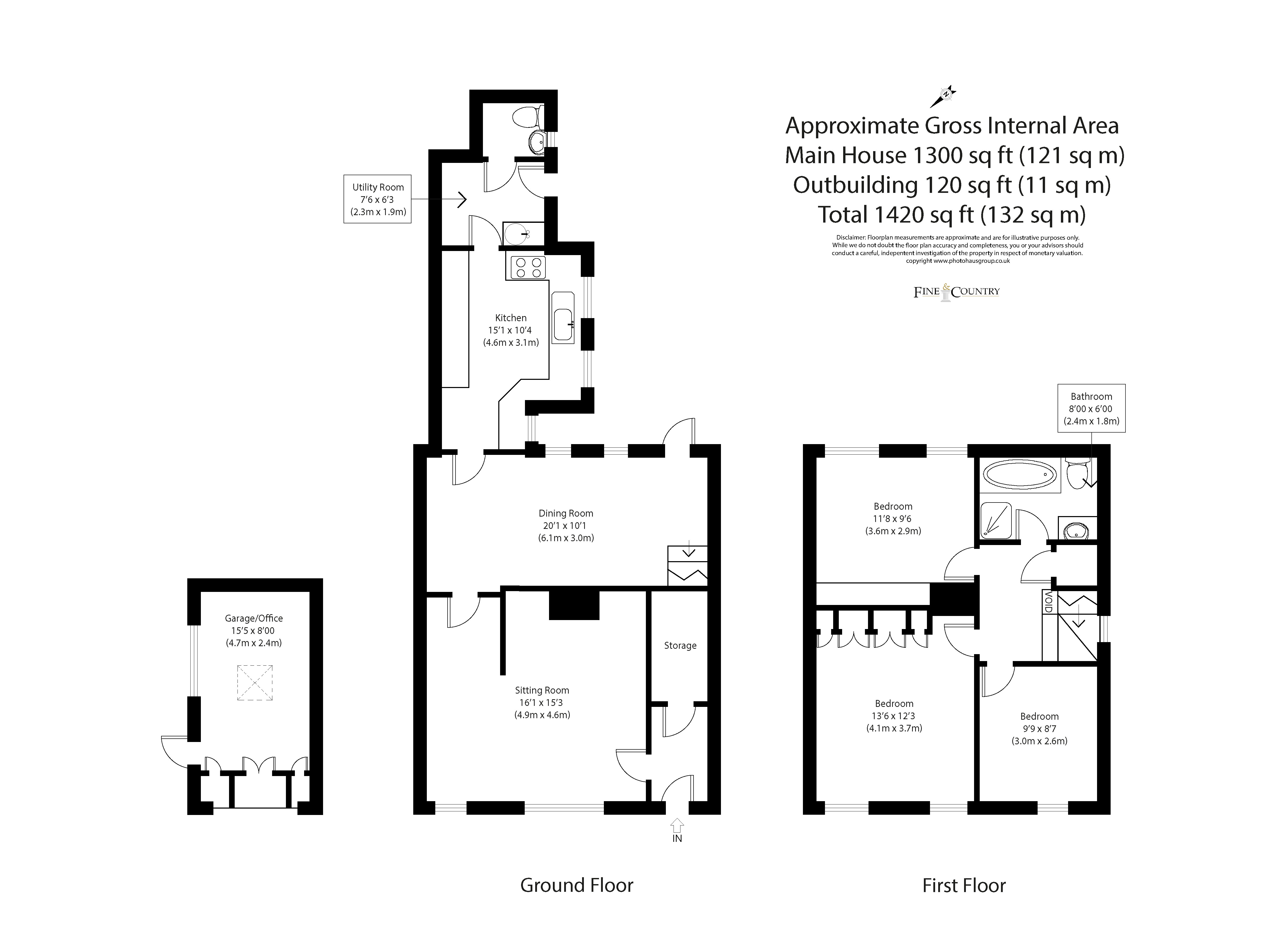The Lilacs, High Street, Woodbridge floorplan