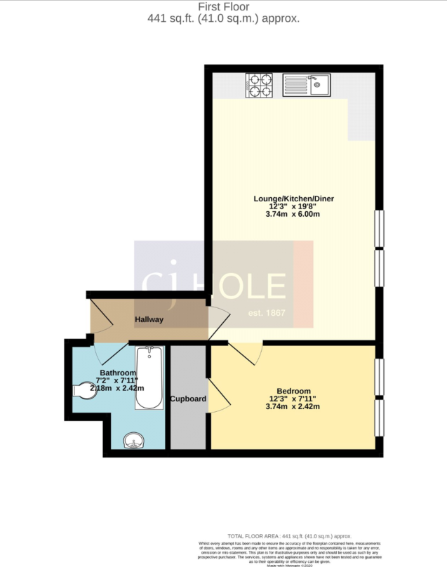 13, Hansom Hall, 44, Thomas Street, Bristol floorplan