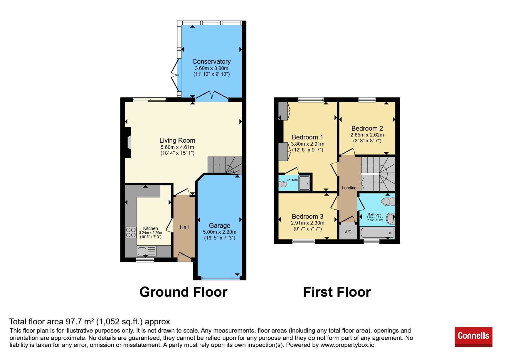 14, Scott Close, Alcester floorplan