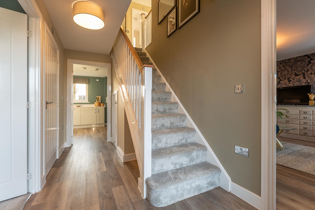 Property 3 of 12. The Manford Has A Bright And Spacious Hallway With Under Stairs Storage