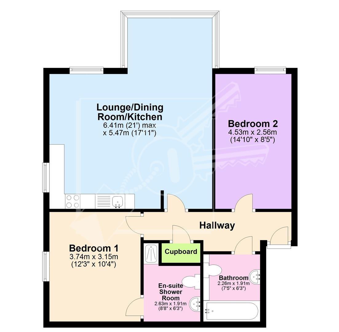 46, Clarence Row, Gravesend floorplan