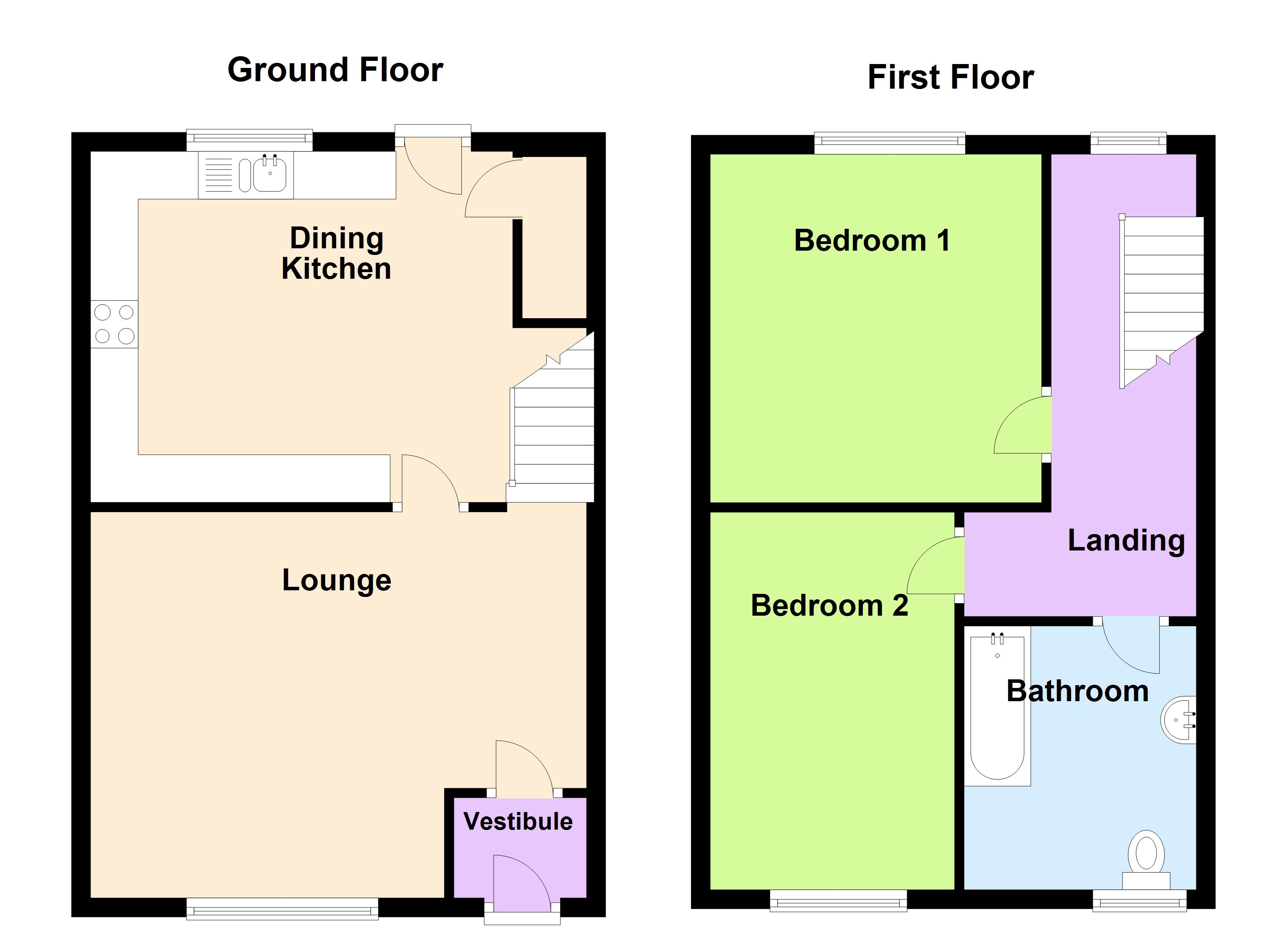 Mosley Street, Leyland PR25, 2 bedroom terraced house for sale