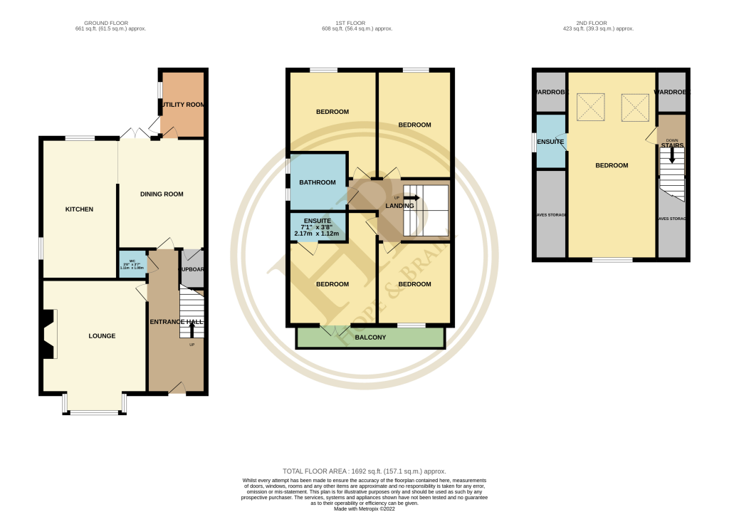 Fernlea, 2 The Avenue, Whitby floorplan