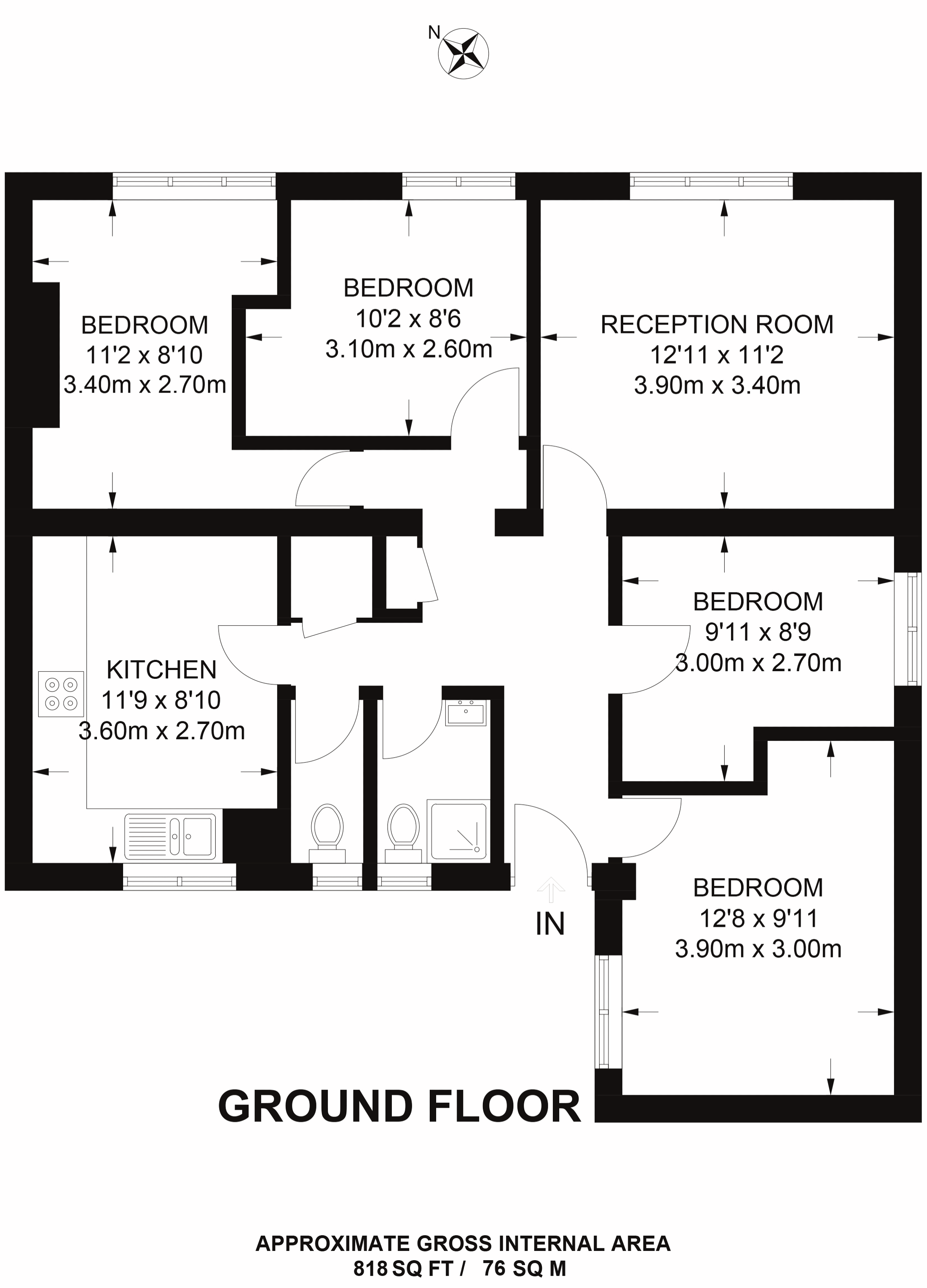 Bridgeway Street, Somers Town floorplan