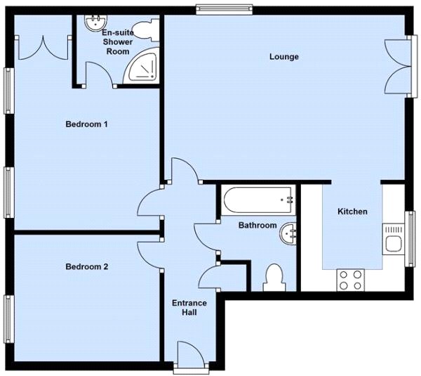 2 Bedrooms Flat for sale in Sandpiper Close, Greenhithe, Kent DA9