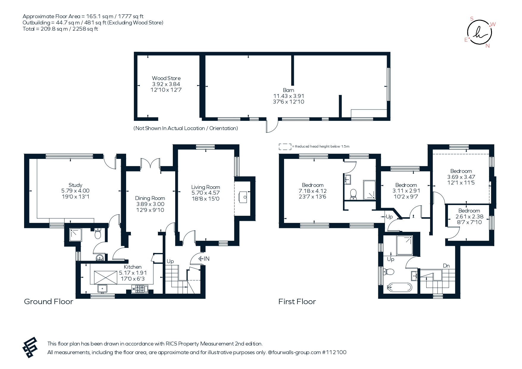 95, Hilltop Lane, Caterham floorplan