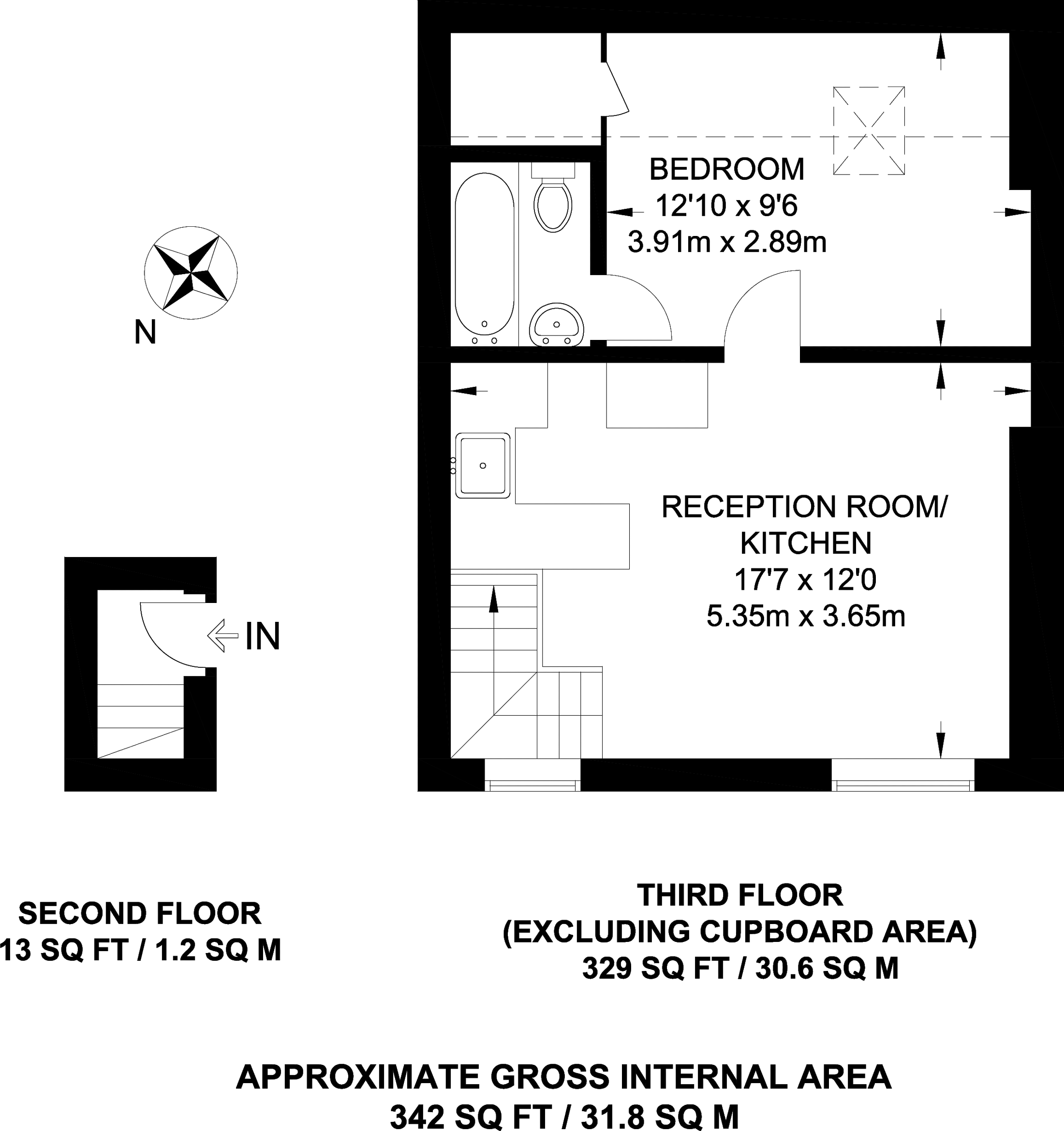 1 Bedrooms Flat to rent in Penge Road, South Norwood SE25