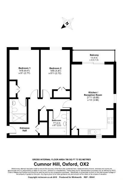 Apartment, 9, Mortimer Court, Oxford floorplan