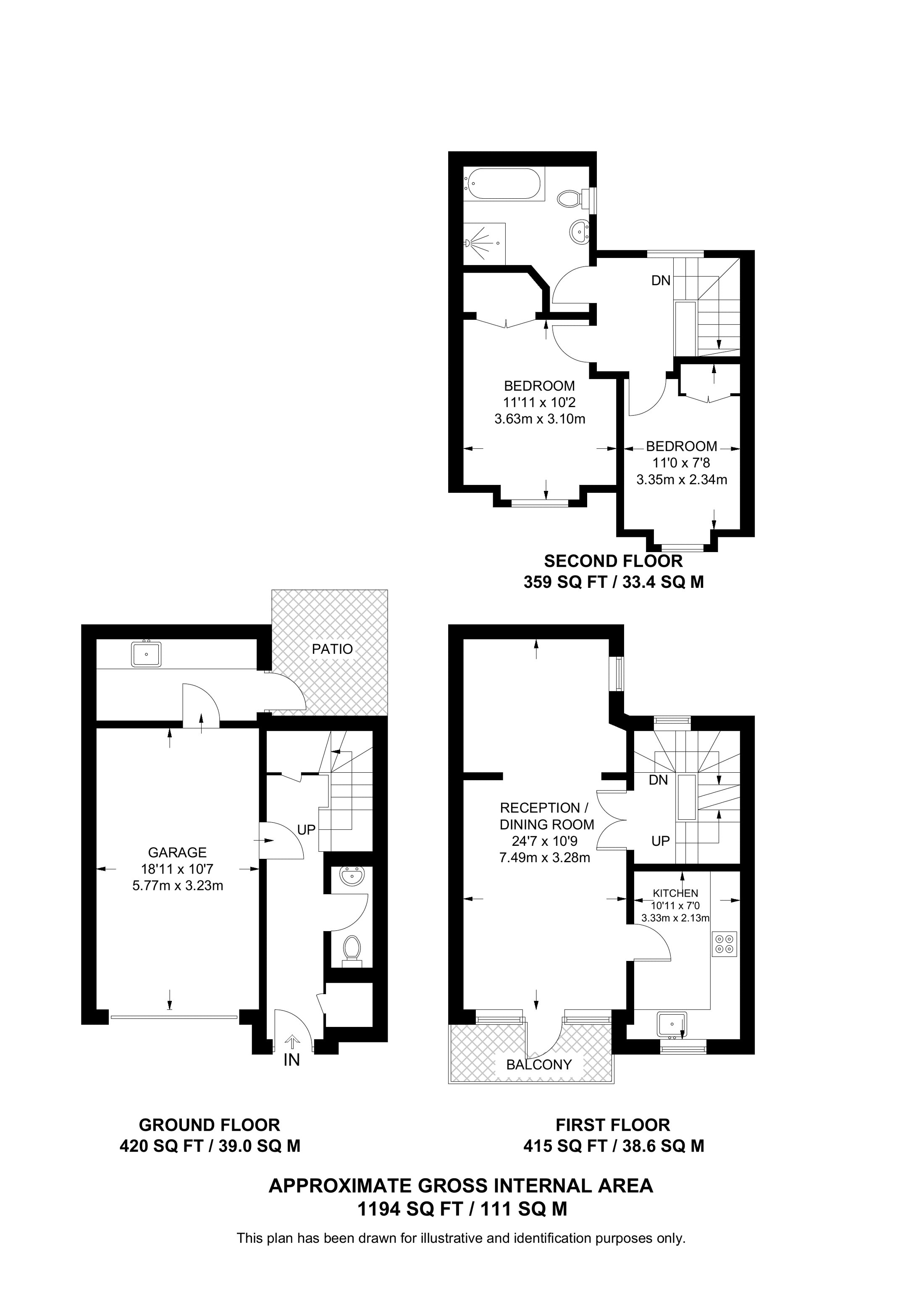 Watermans Mews, Ealing Broadway floorplan