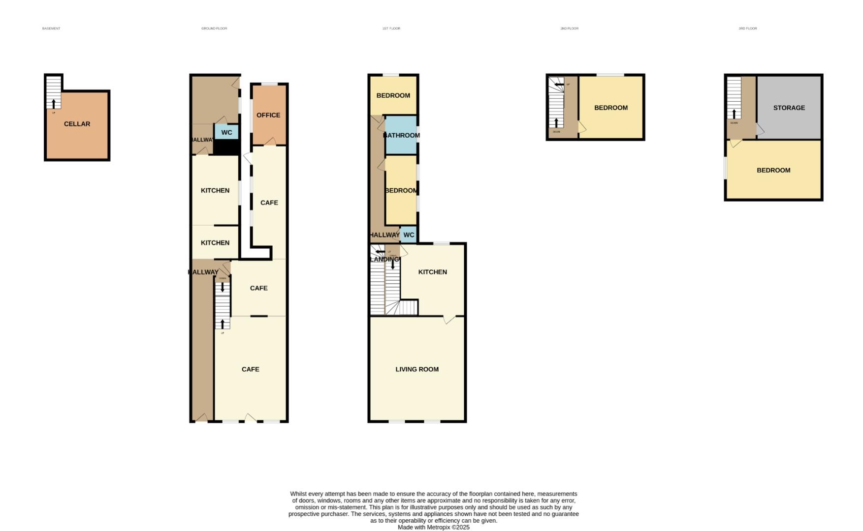 Cafe, 10, Fore Bondgate, Bishop Auckland floorplan