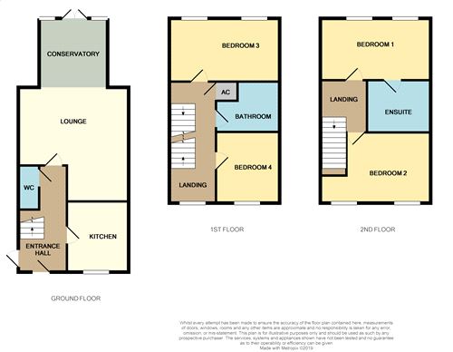 4 Bedrooms Terraced house for sale in Turners Court, Wootton, Northampton NN4