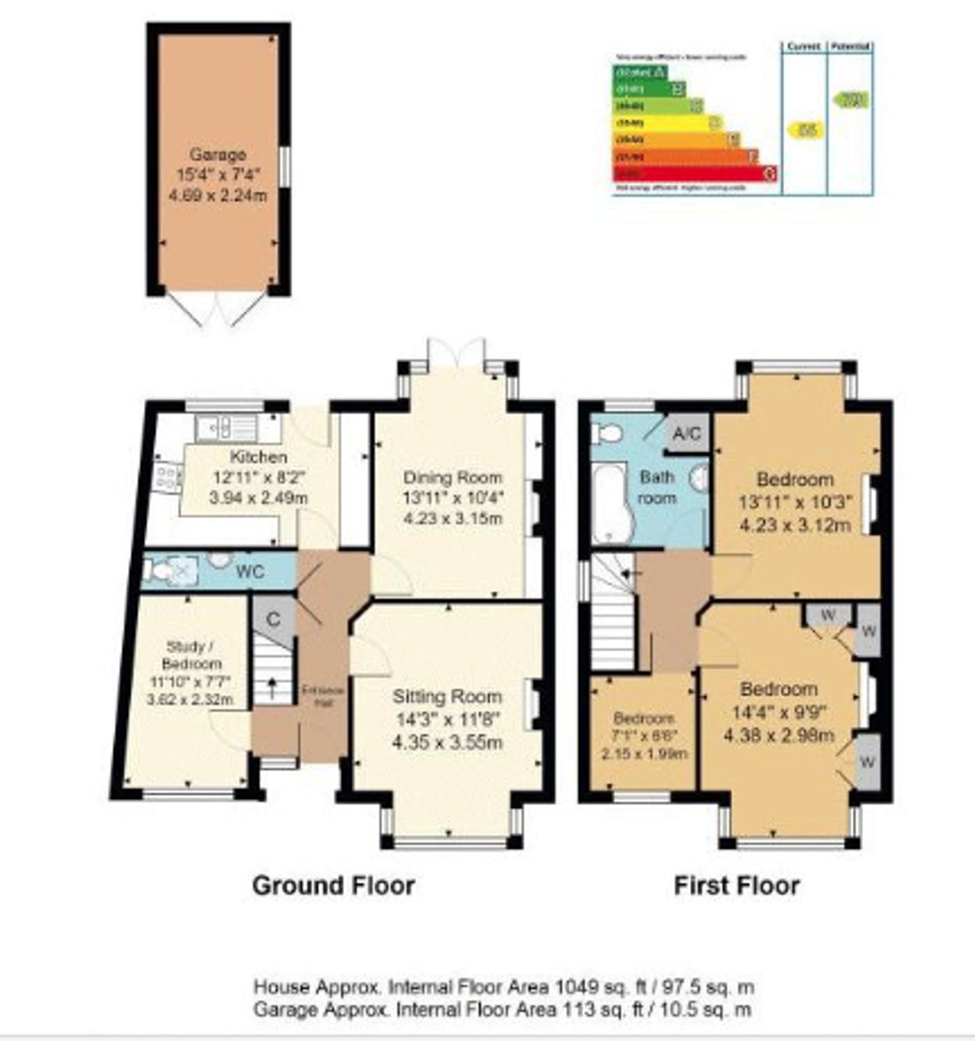 1 Ravenswood Avenue, Tunbridge Wells floorplan
