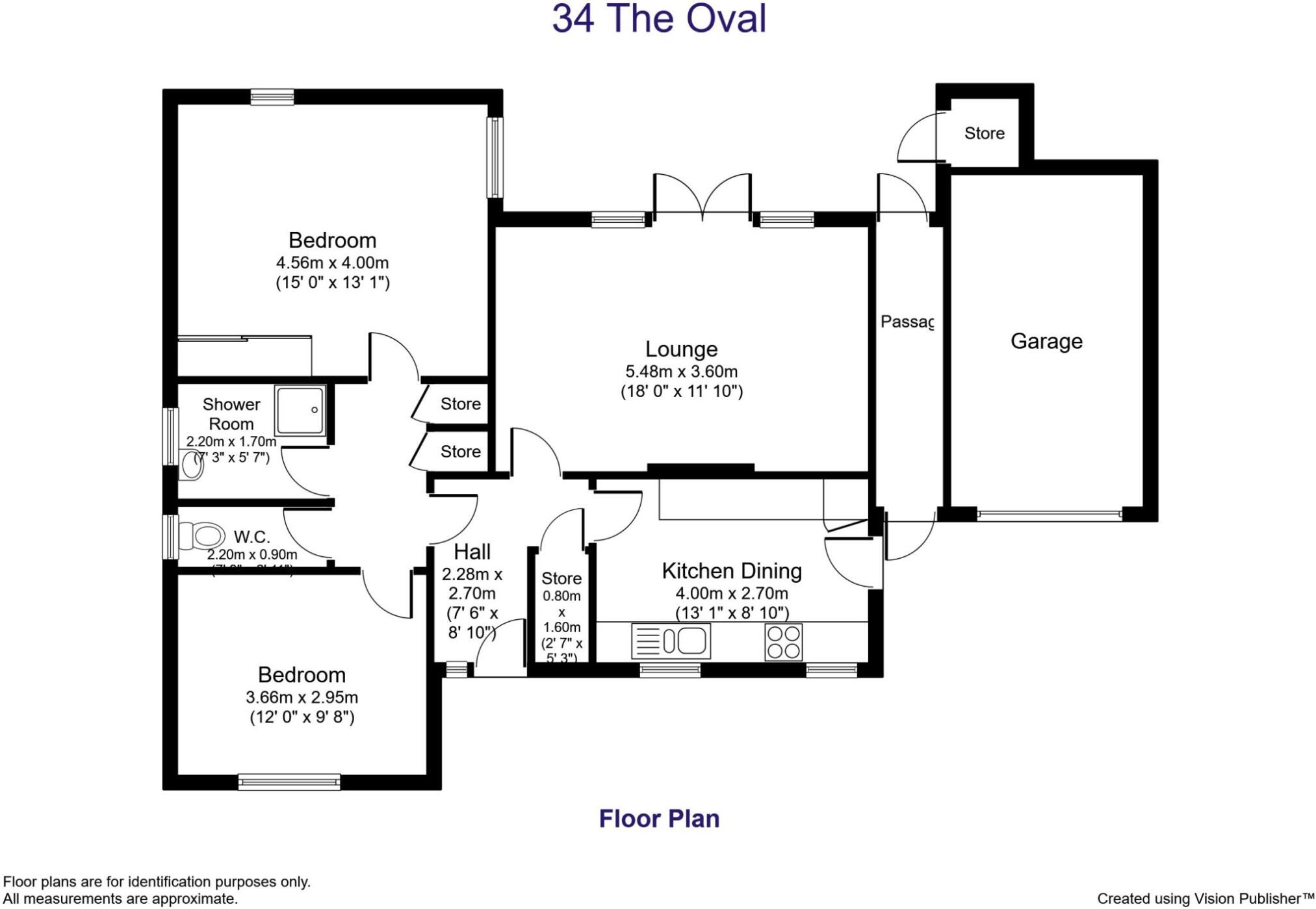 34, The Oval, Doncaster floorplan
