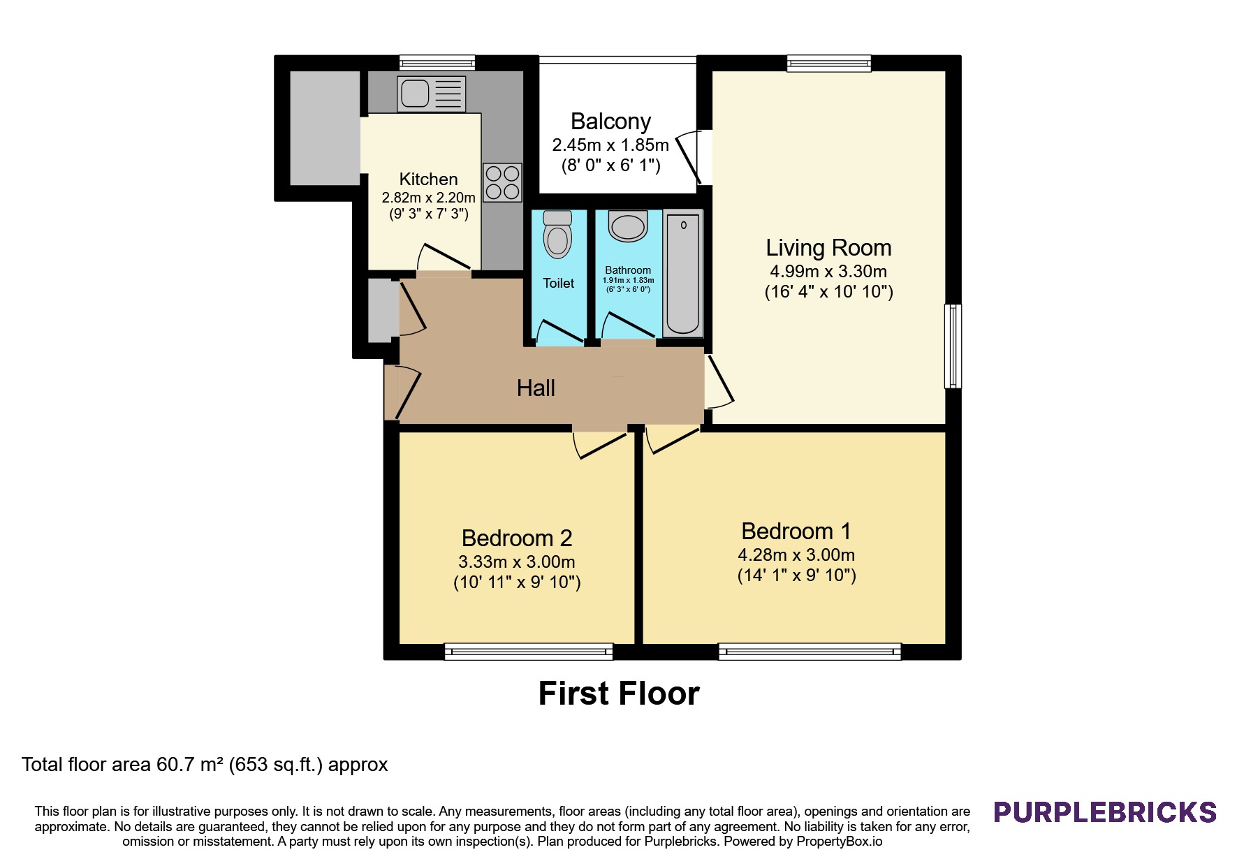Flat 4, 88, Masters Road, Leamington Spa floorplan