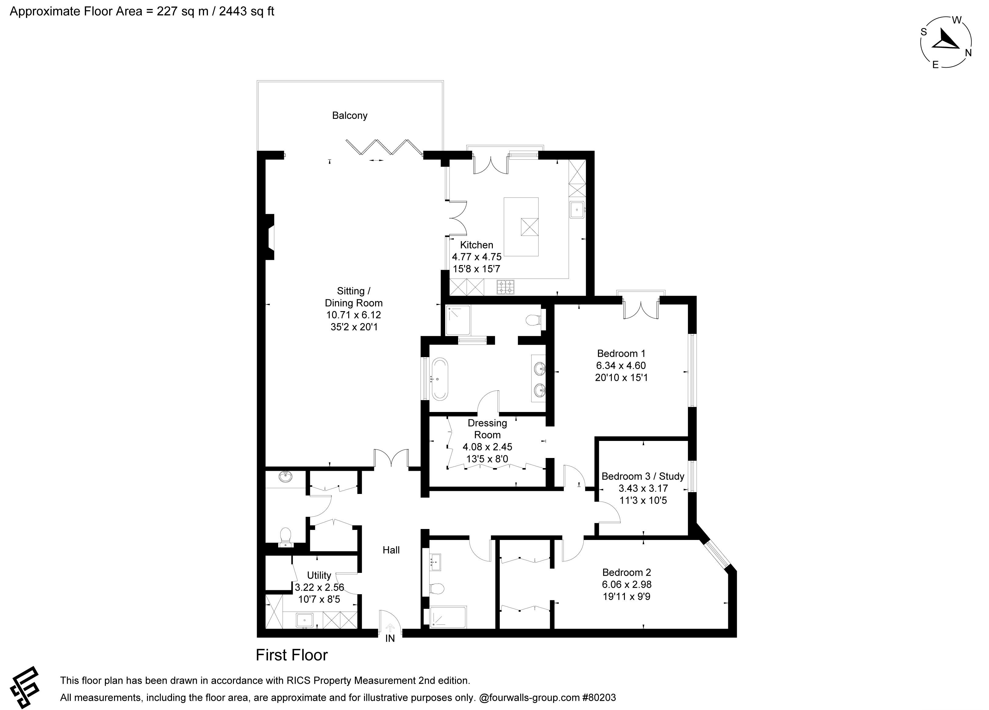 Apartment 7,, The Ridge, Sunningdale floorplan