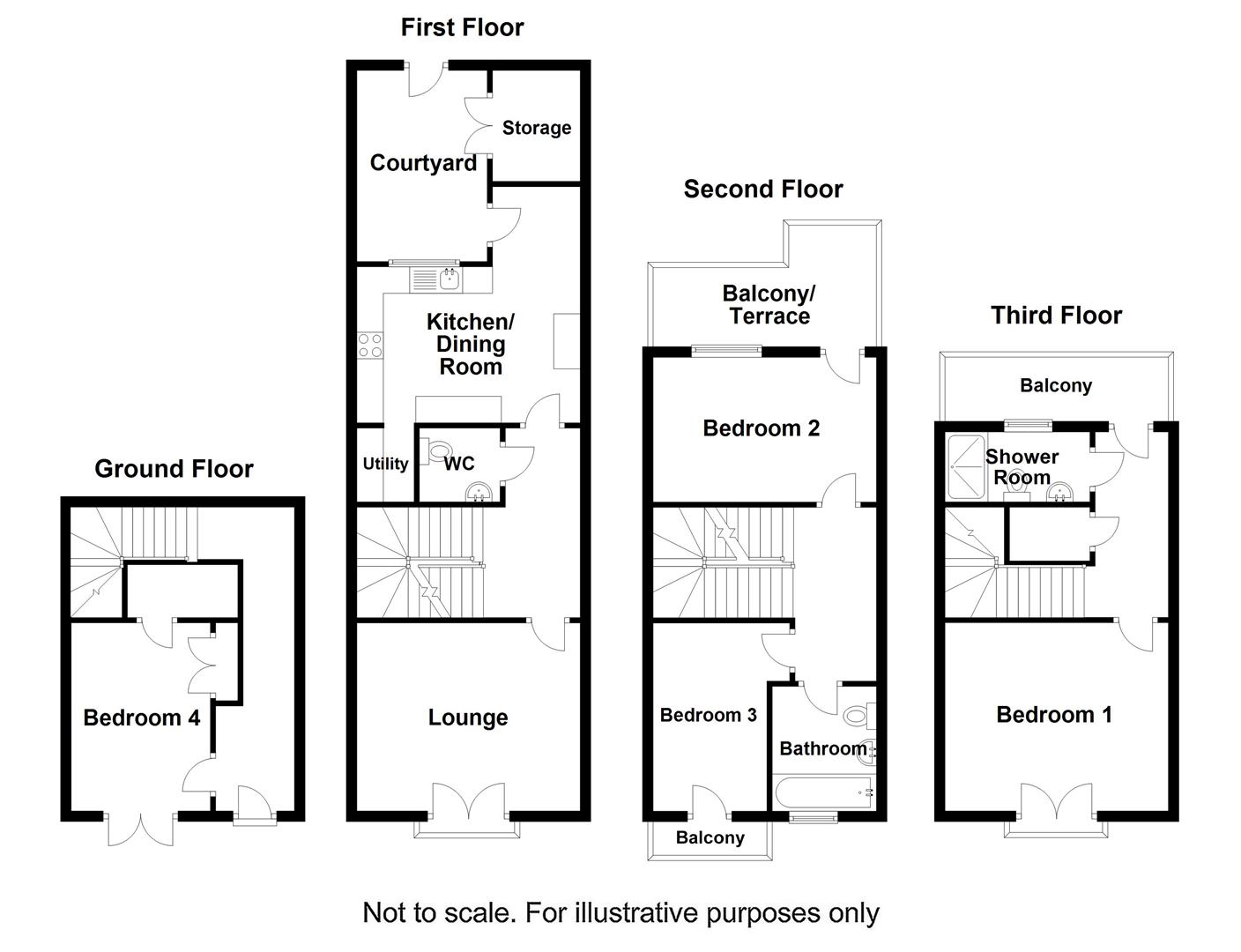 44, Columbia Place, Milton Keynes floorplan