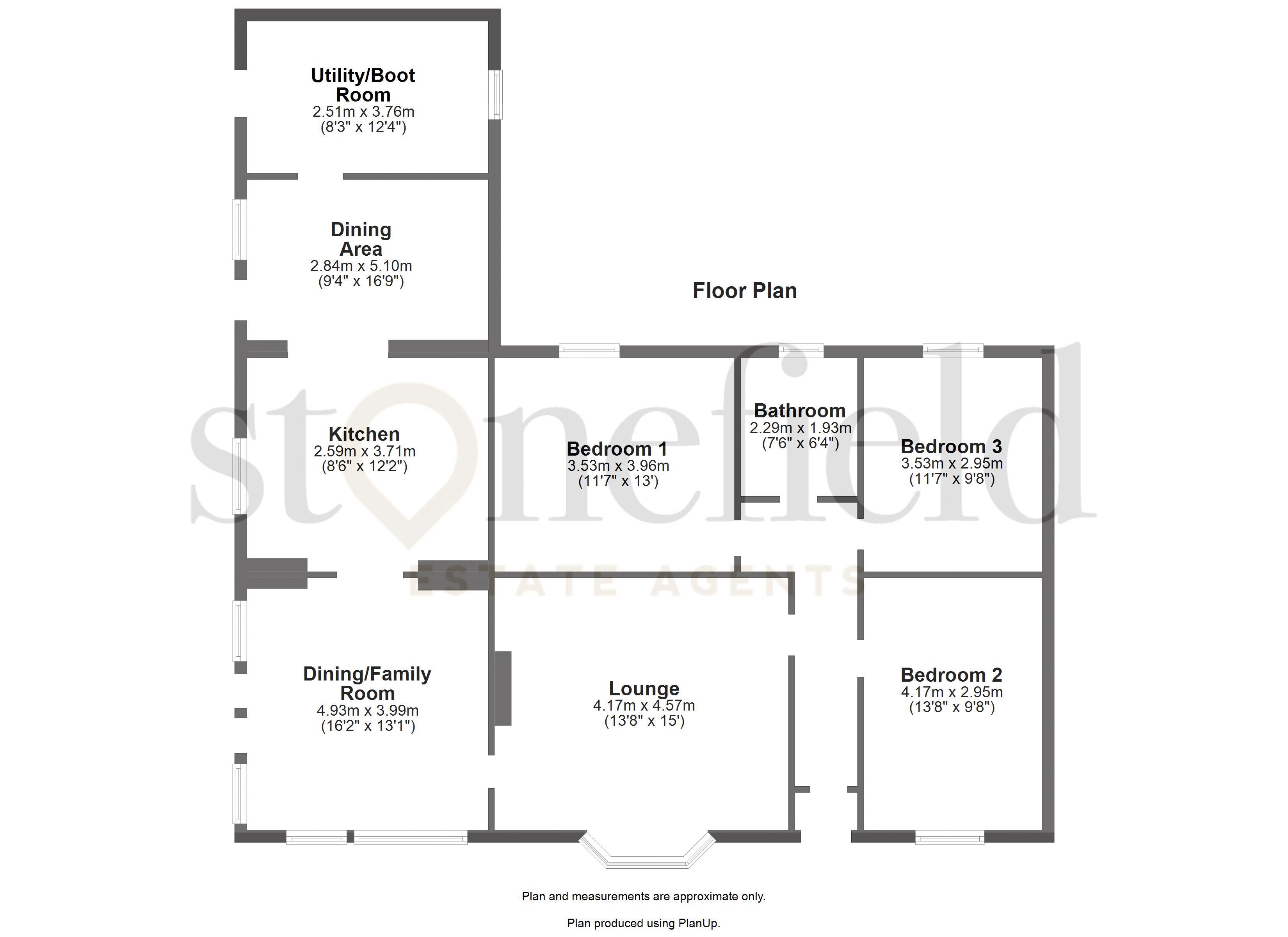 Houldsworth Cottage, 22 Ayr Road, Polnessan, Patna floorplan