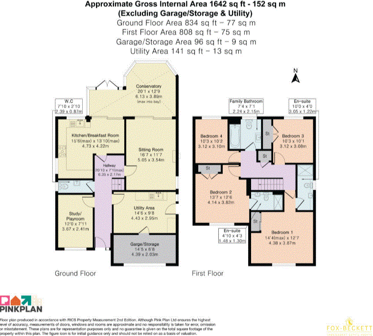 22, Glenrhondda, Reading floorplan