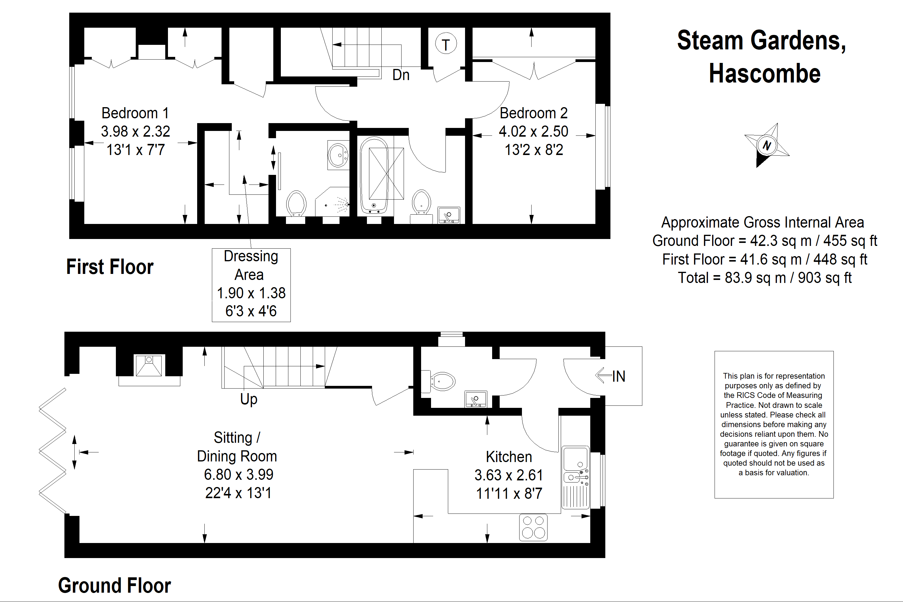 1 Stream Gardens , The Street, Hascombe, Godalming floorplan