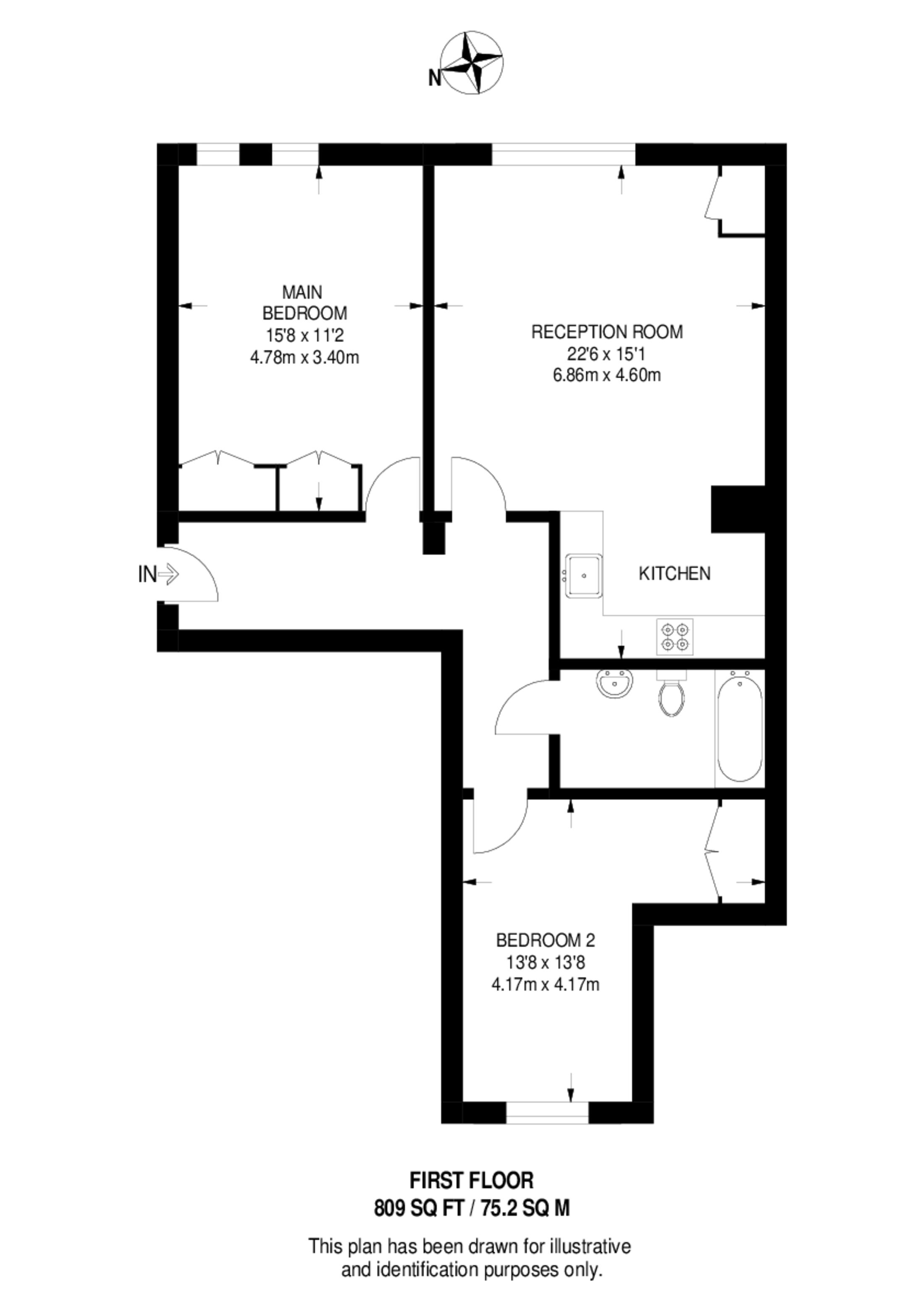 Goswell Road, Aldgate floorplan
