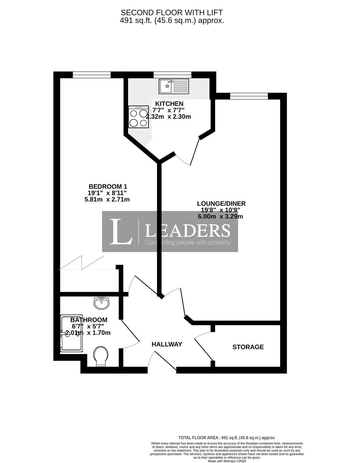 Flat 34, Highfield Court, 75, Penfold Road, West Sussex floorplan