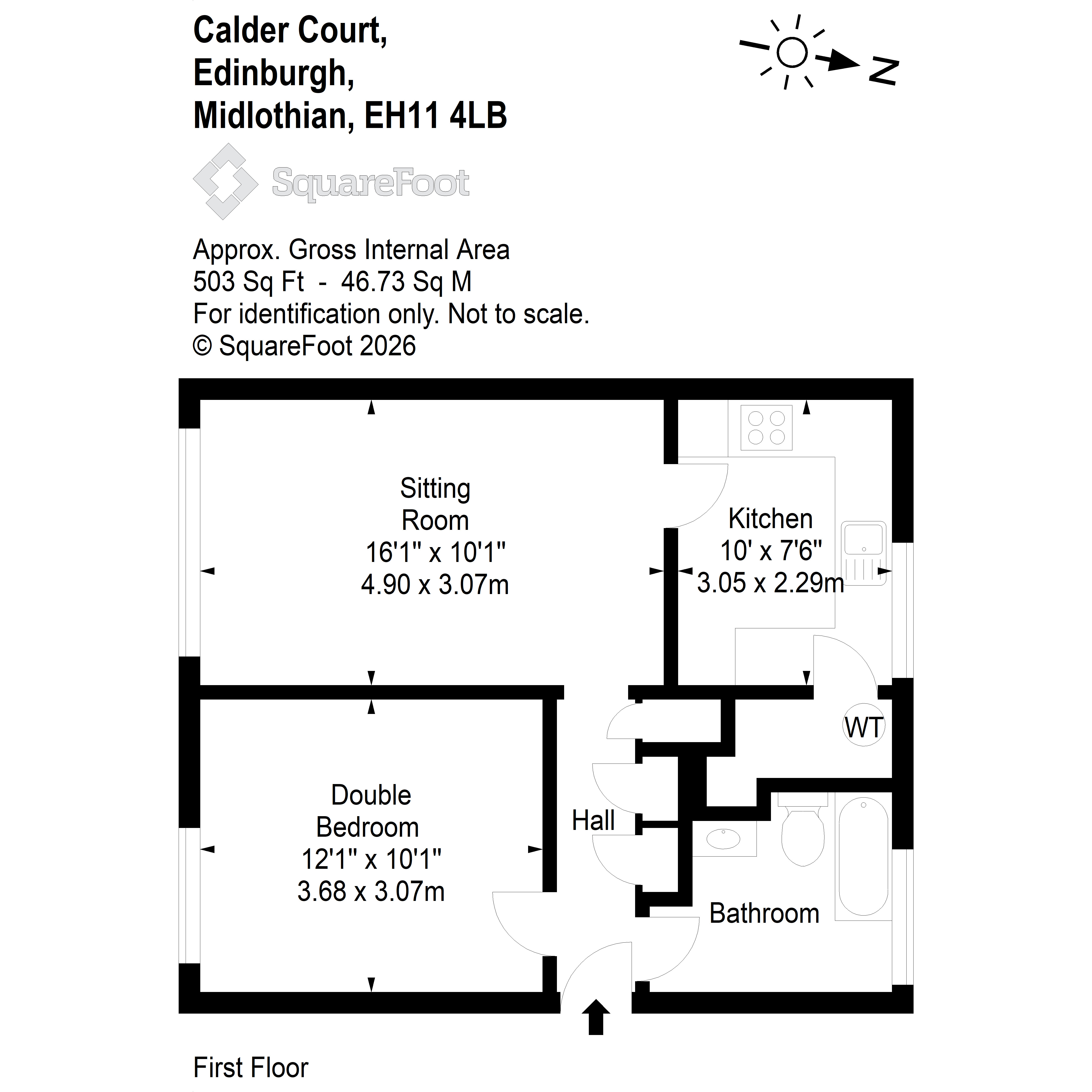11/3, Calder Court, EDINBURGH floorplan