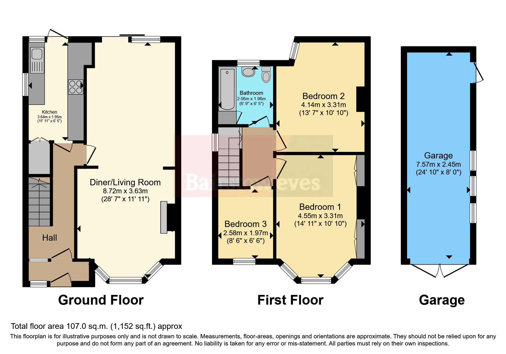 Deynecourt Gardens, Wanstead, London E11, 3 bedroom end terrace house