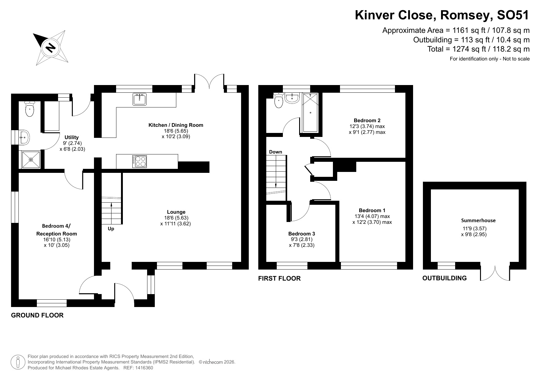 35, Kinver Close, Hampshire floorplan