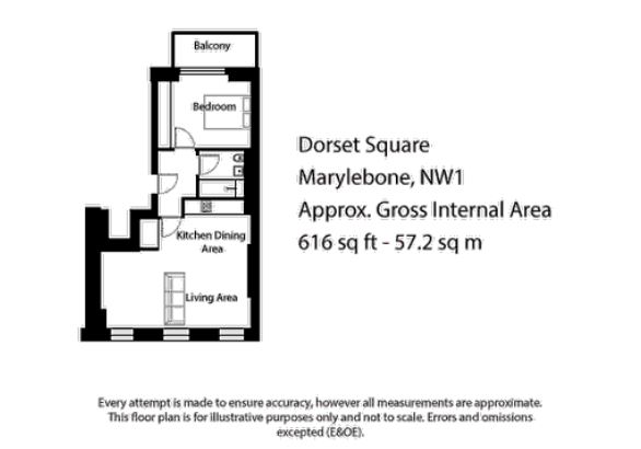 1 Bedrooms Flat to rent in Dorset Square, London NW1