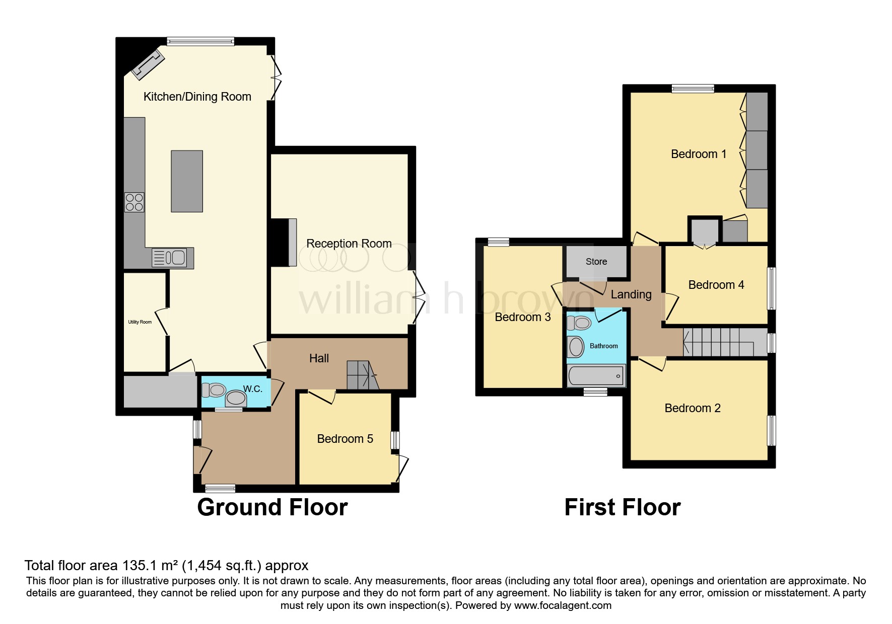 141, Woodcroft, Harlow floorplan