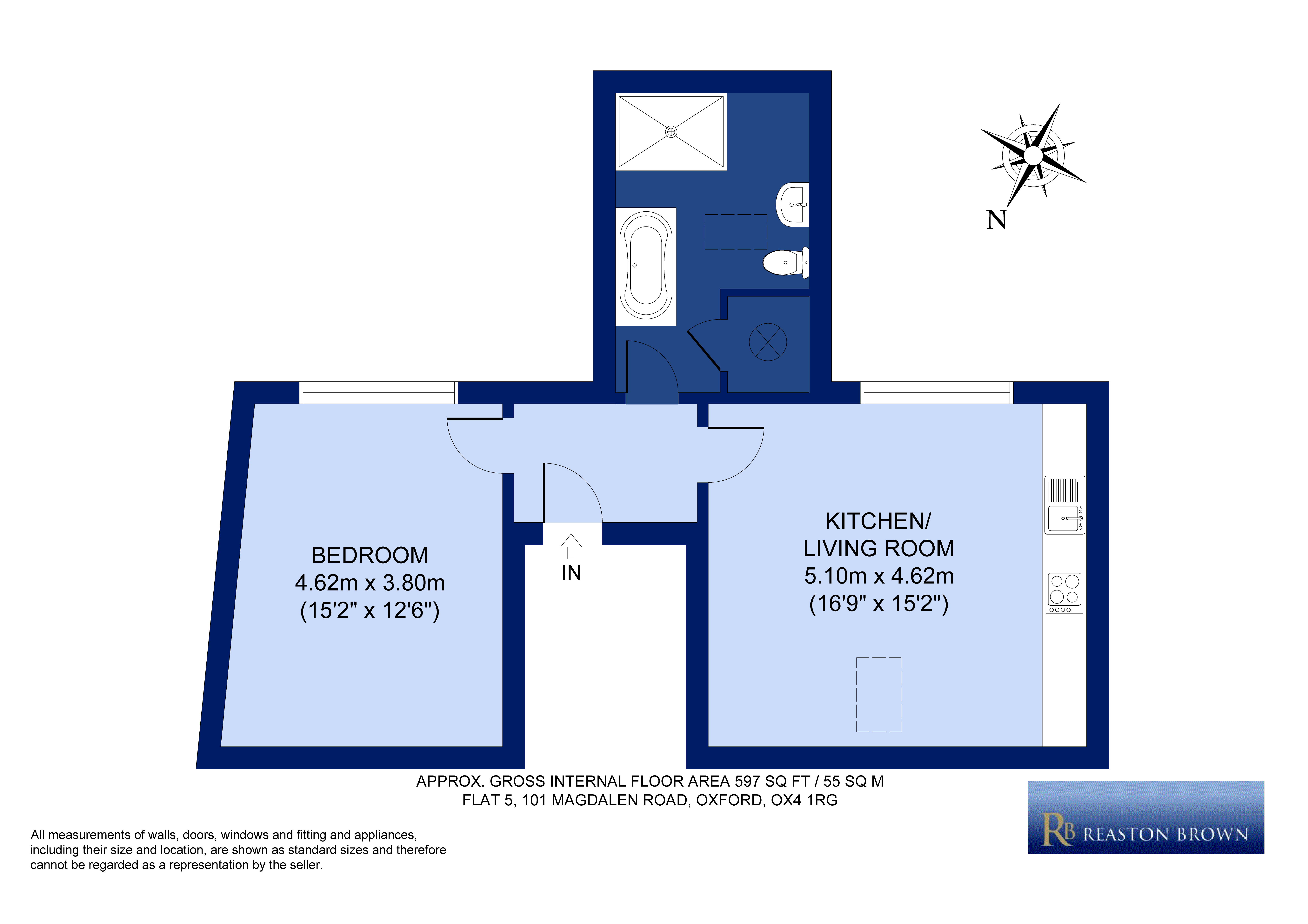 Magdalen Road, Oxford floorplan