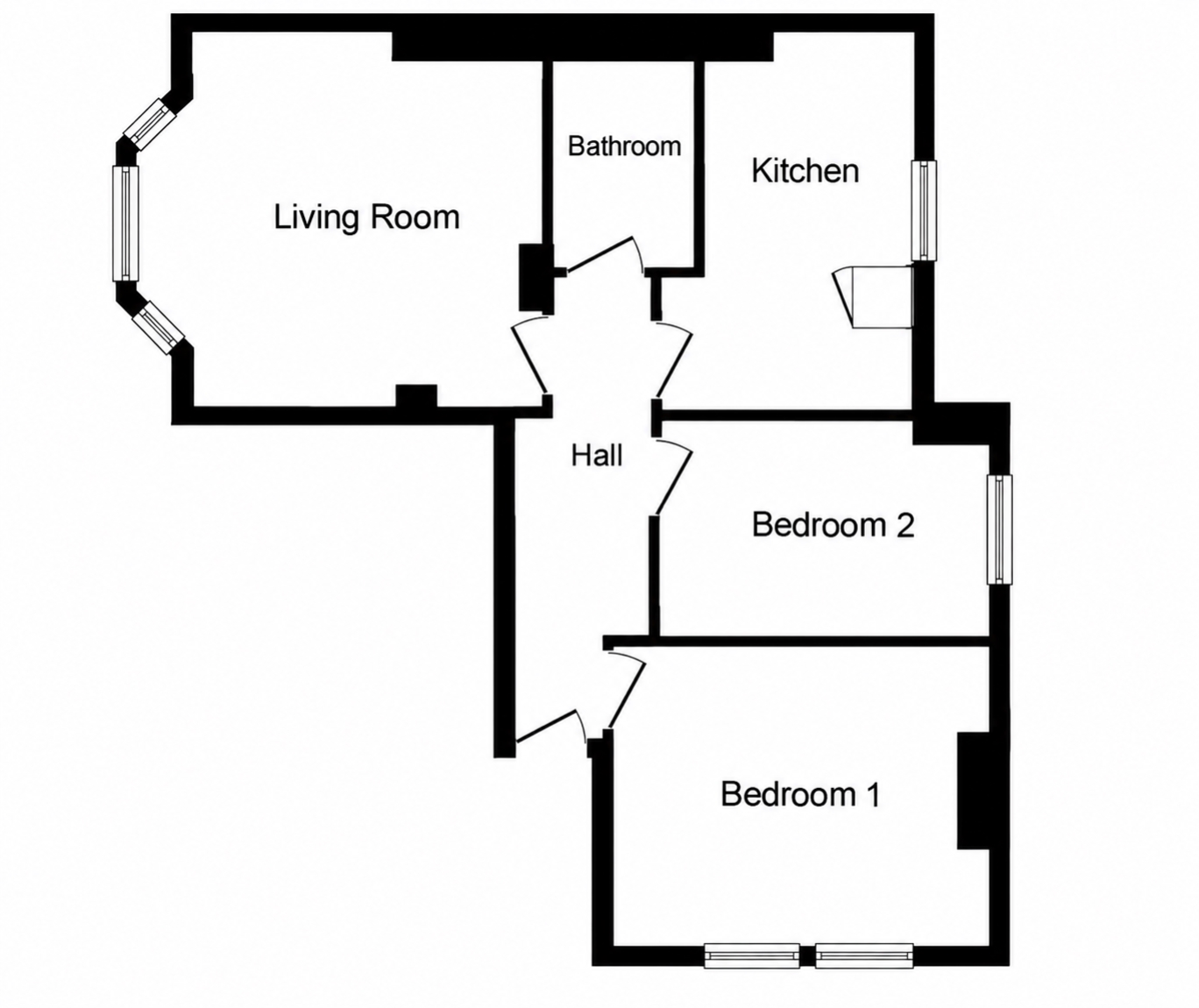 Flat 2, 34-36, Monthermer Road, Cardiff floorplan
